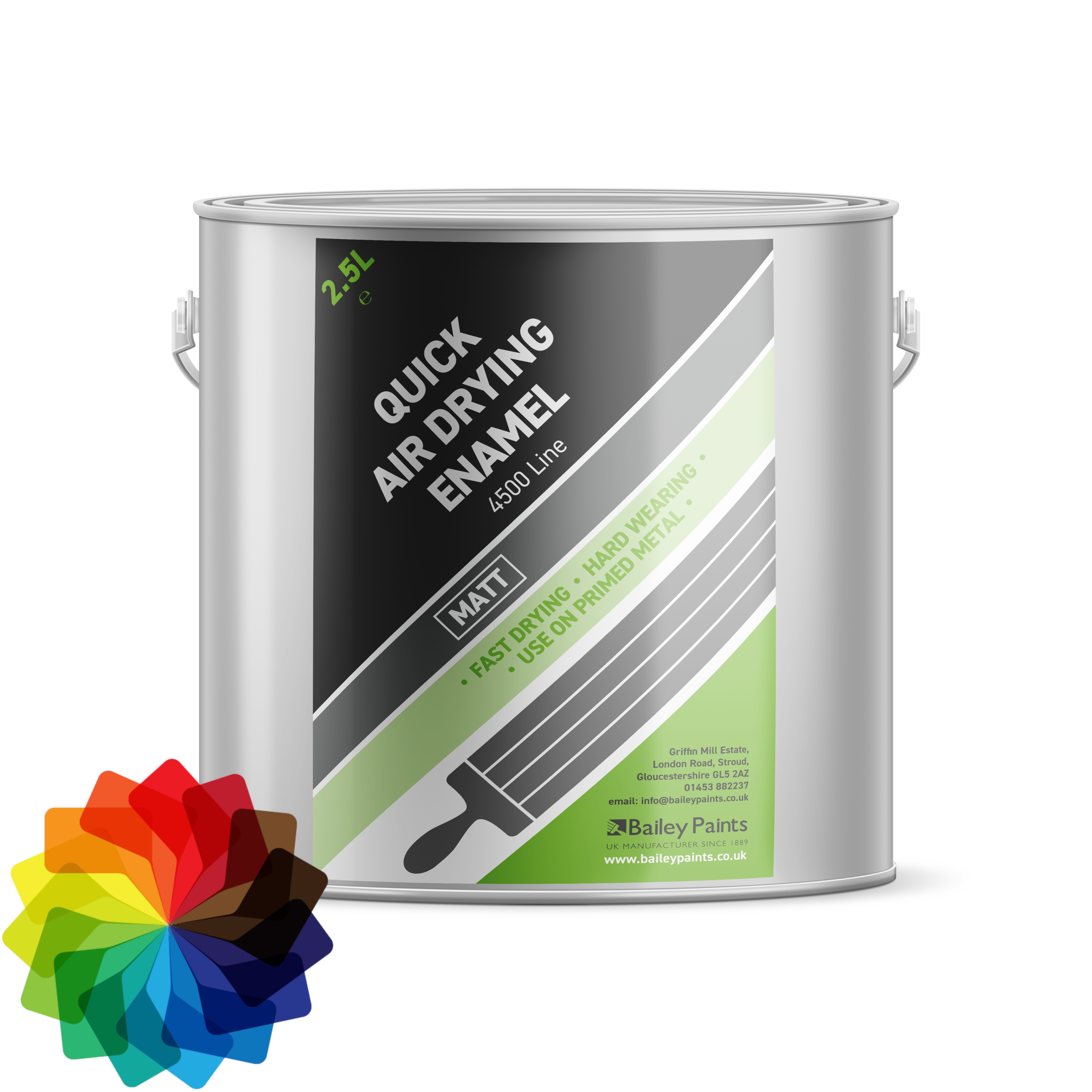 Bailey Paints Air Drying Enamel 4500 Line