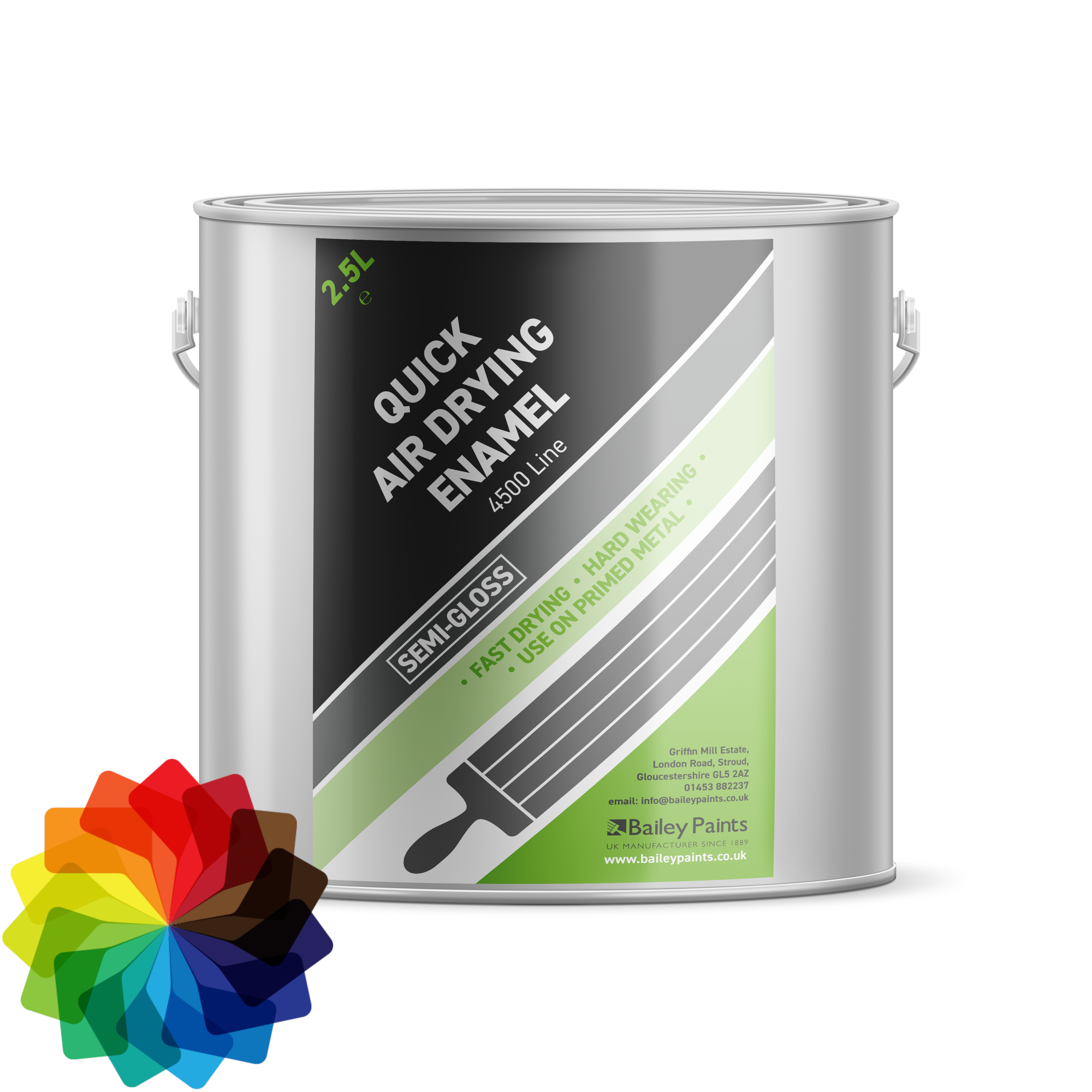 Bailey Paints Air Drying Enamel 4500 Line