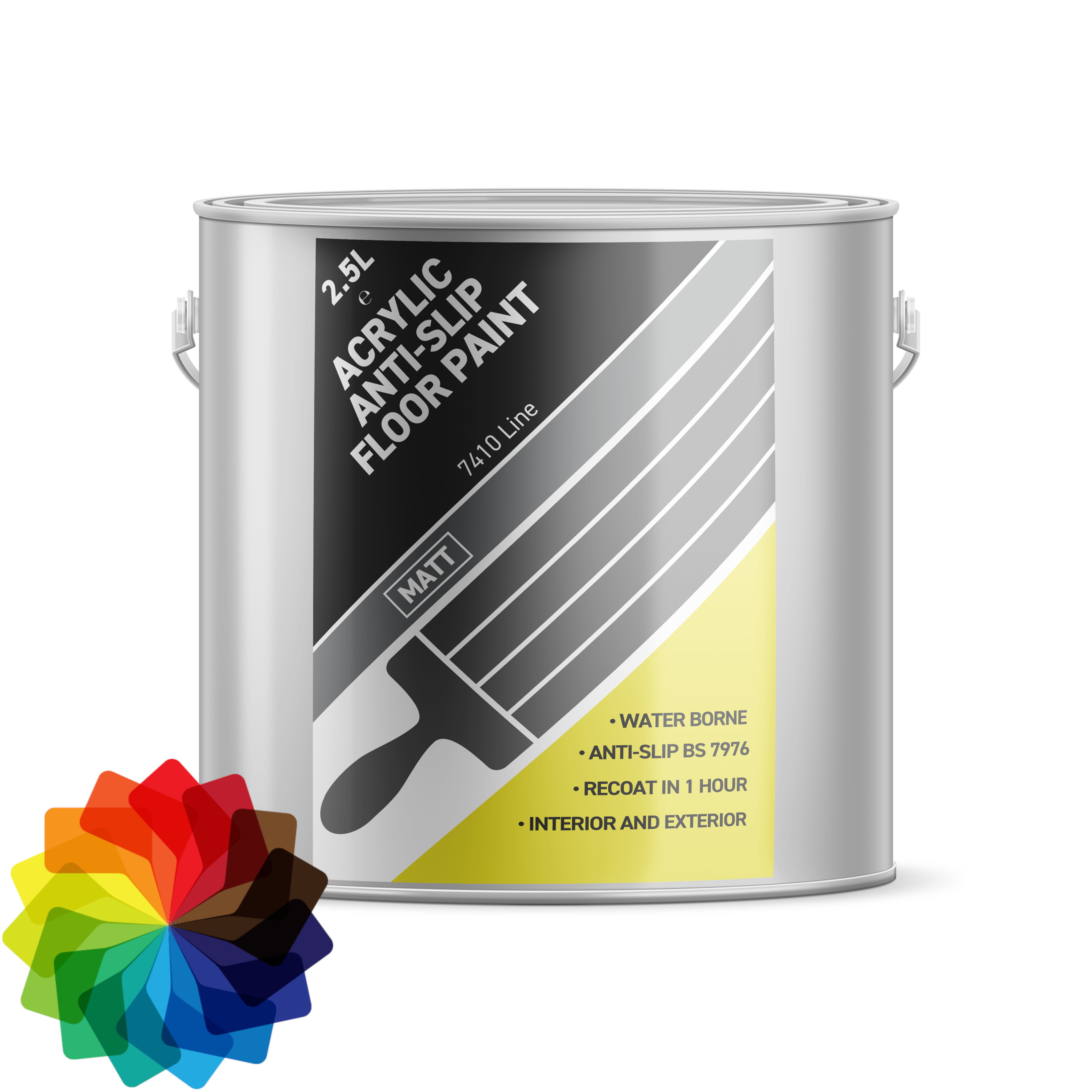 Bailey Paints Water Based Anti Slip Floor Paint 7410 Line