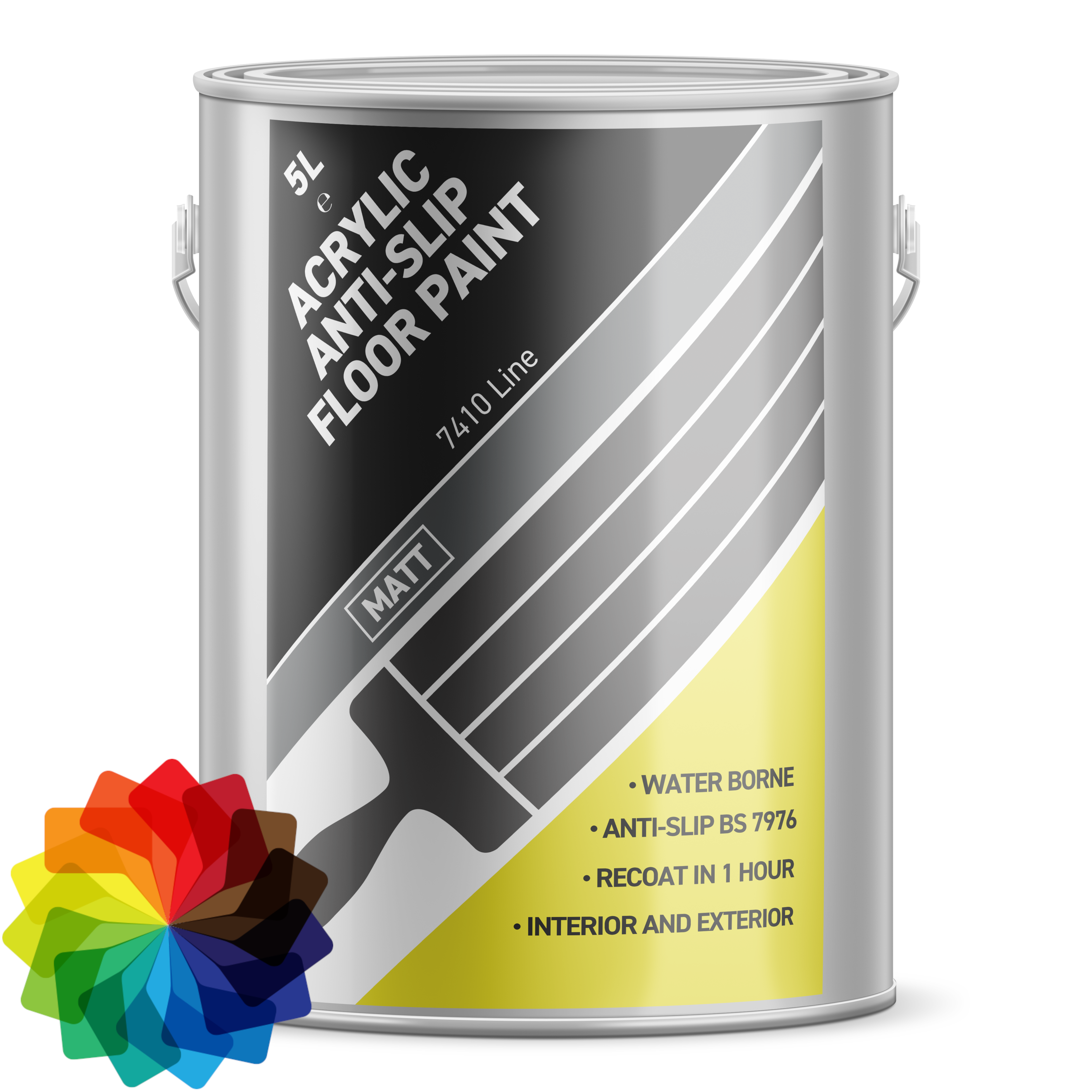 Bailey Paints Water Based Anti Slip Floor Paint 7410 Line