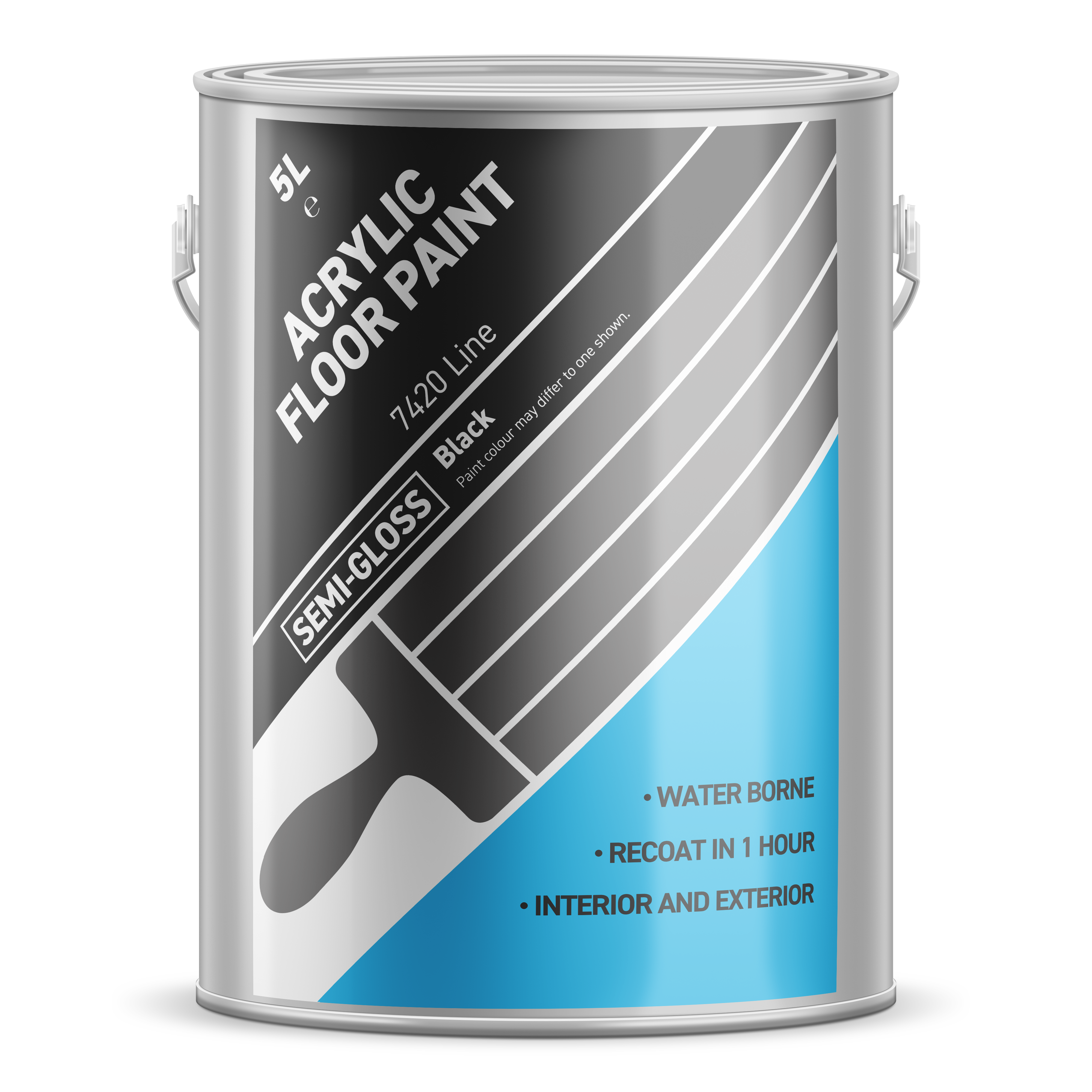 Bailey Paints Water Based Floor Paint 7420 Line