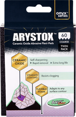Axus Onyx Series Arystox Ceramic Oxide Sanding Flexi-Pad Twin Pack