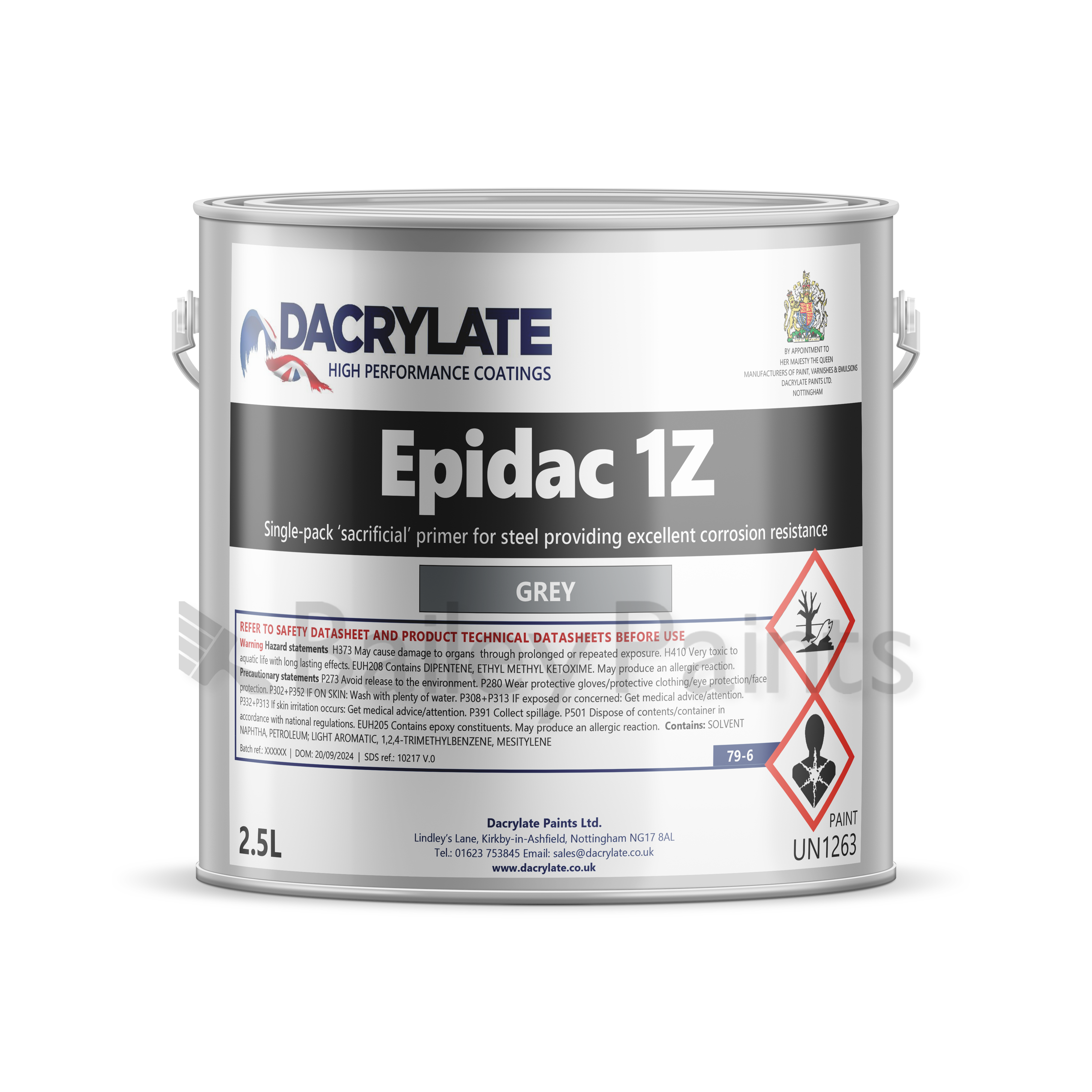 Dacrylate Epidac Zinc Rich Primer