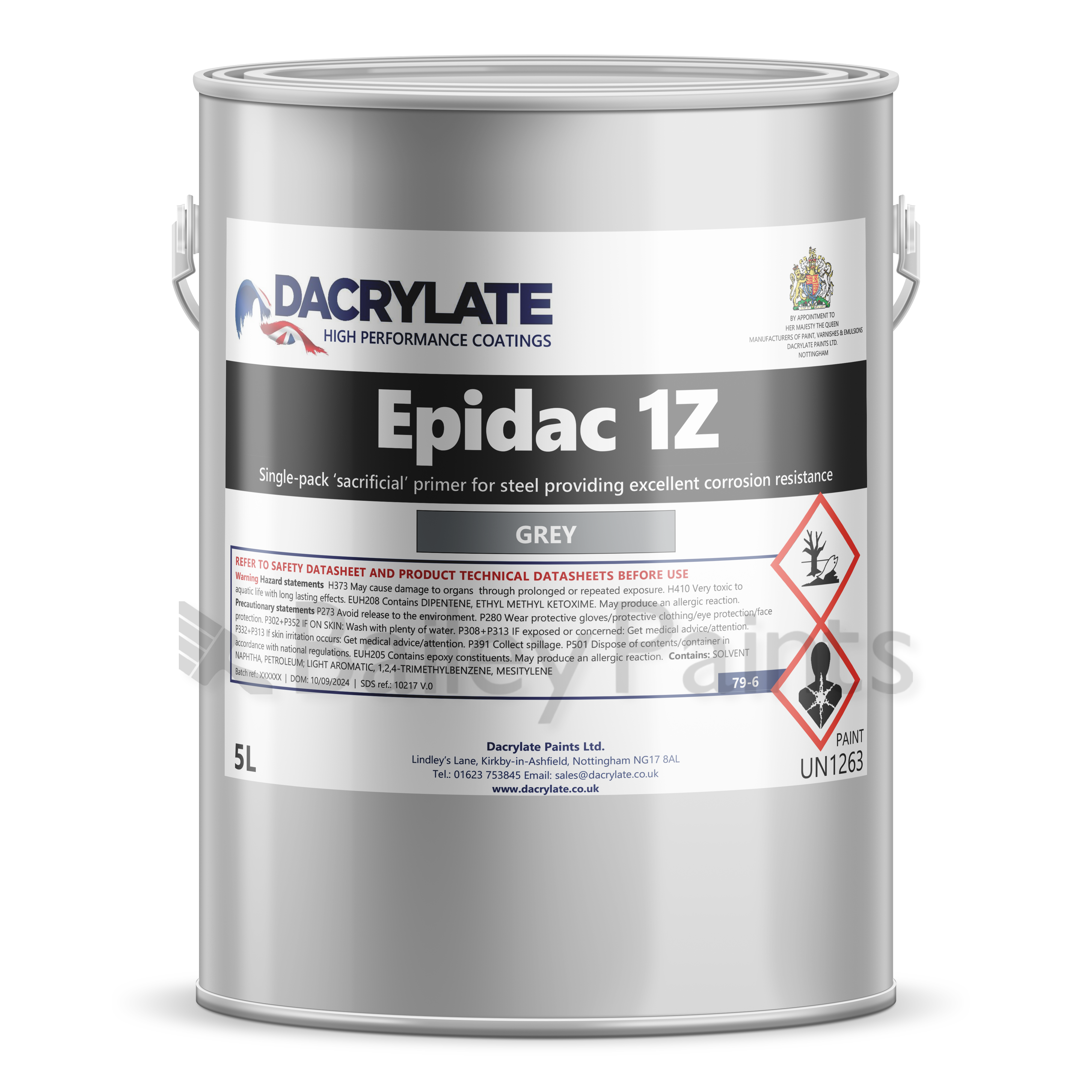 Dacrylate Epidac Zinc Rich Primer