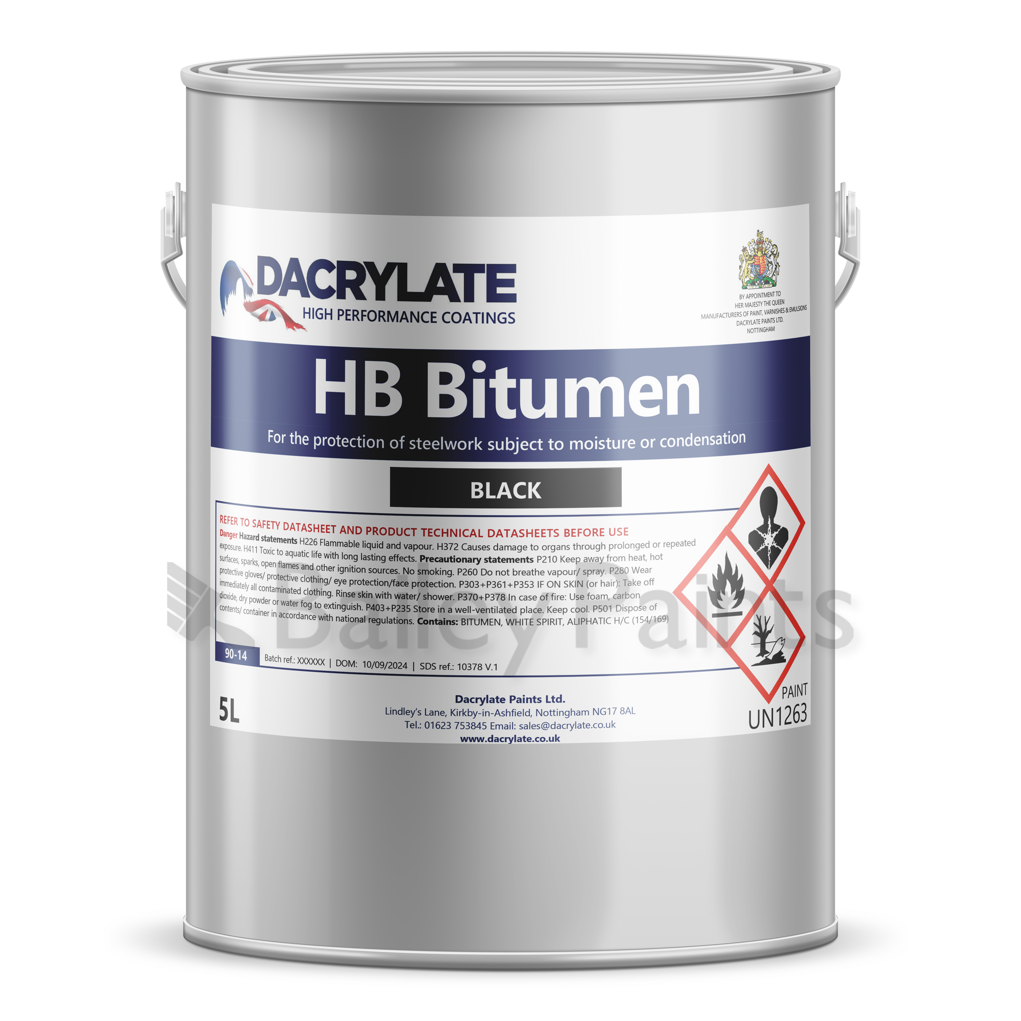 Dacrylate High Build Bitumen Solution – Bailey Paints