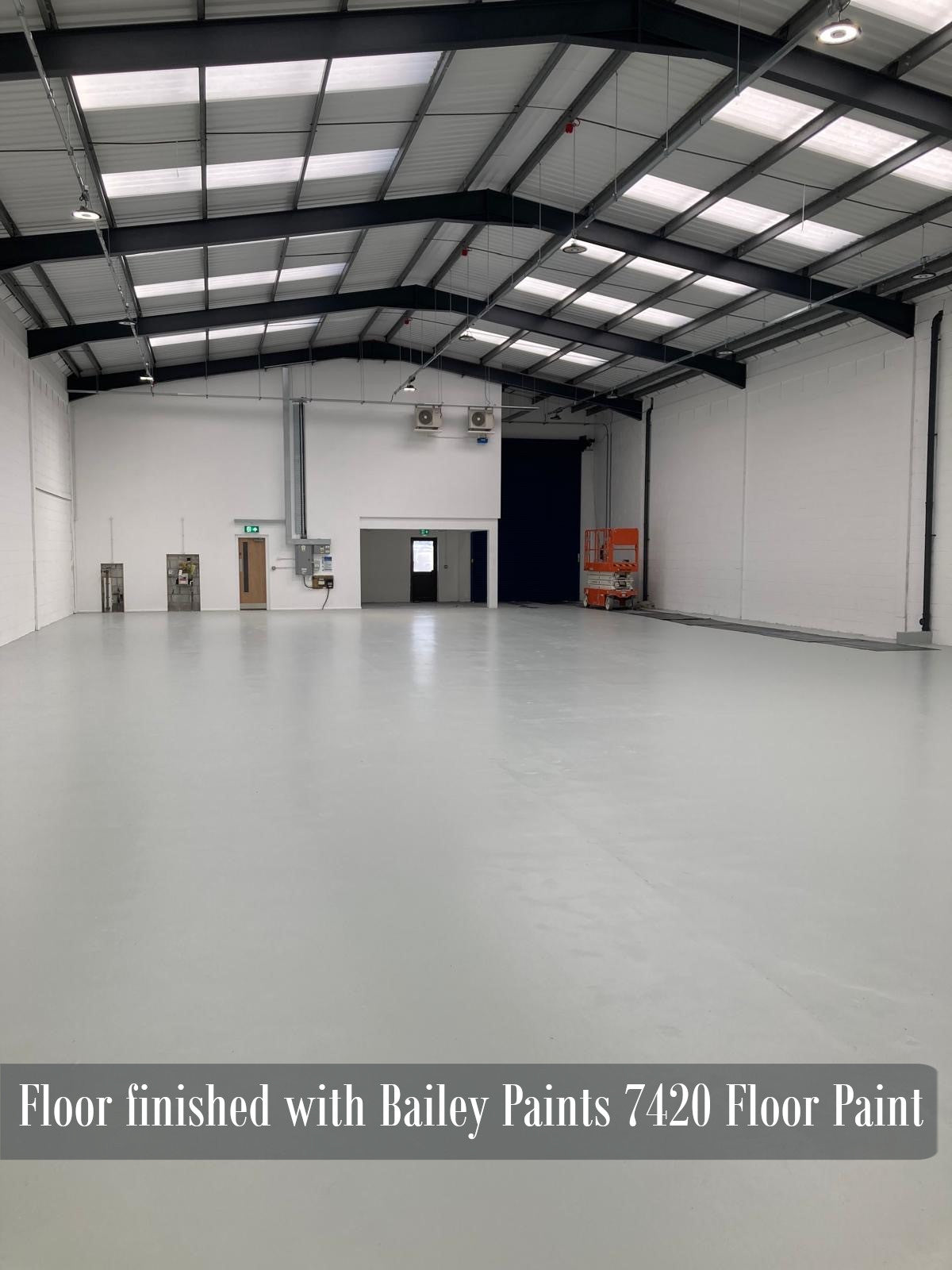 Bailey Paints Water Based Floor Paint 7420 Line