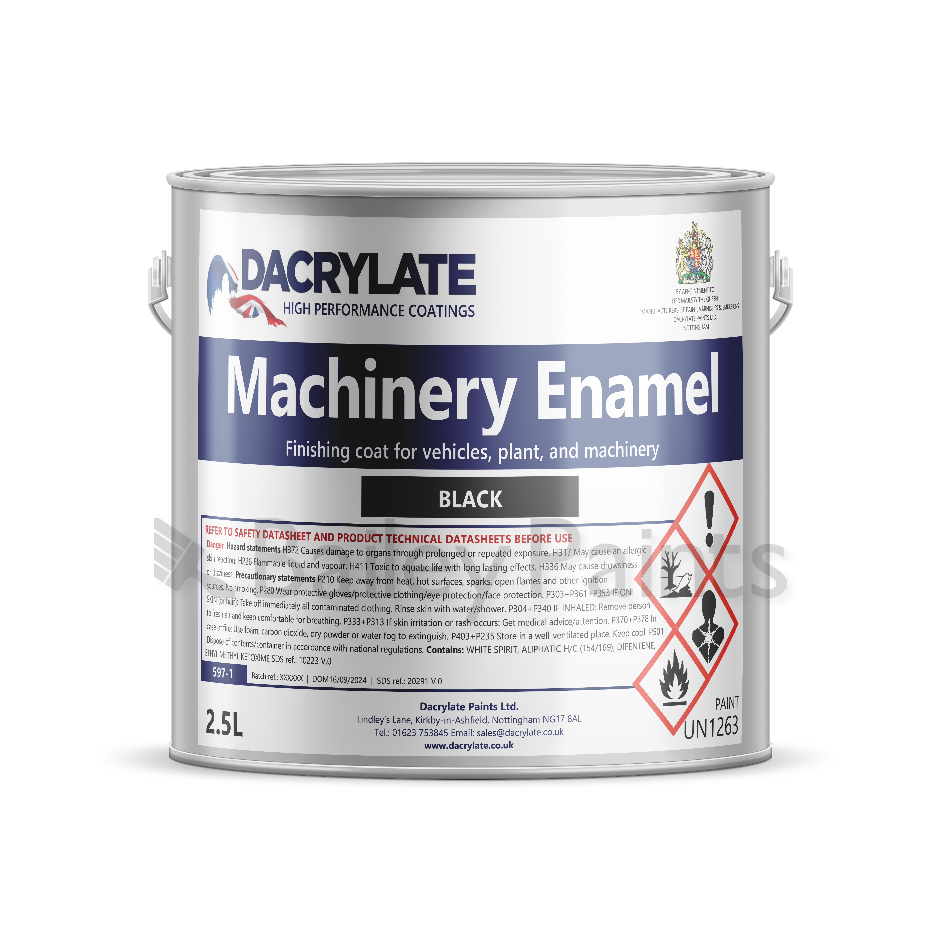 Dacrylate Vehicle & Machinery Enamel