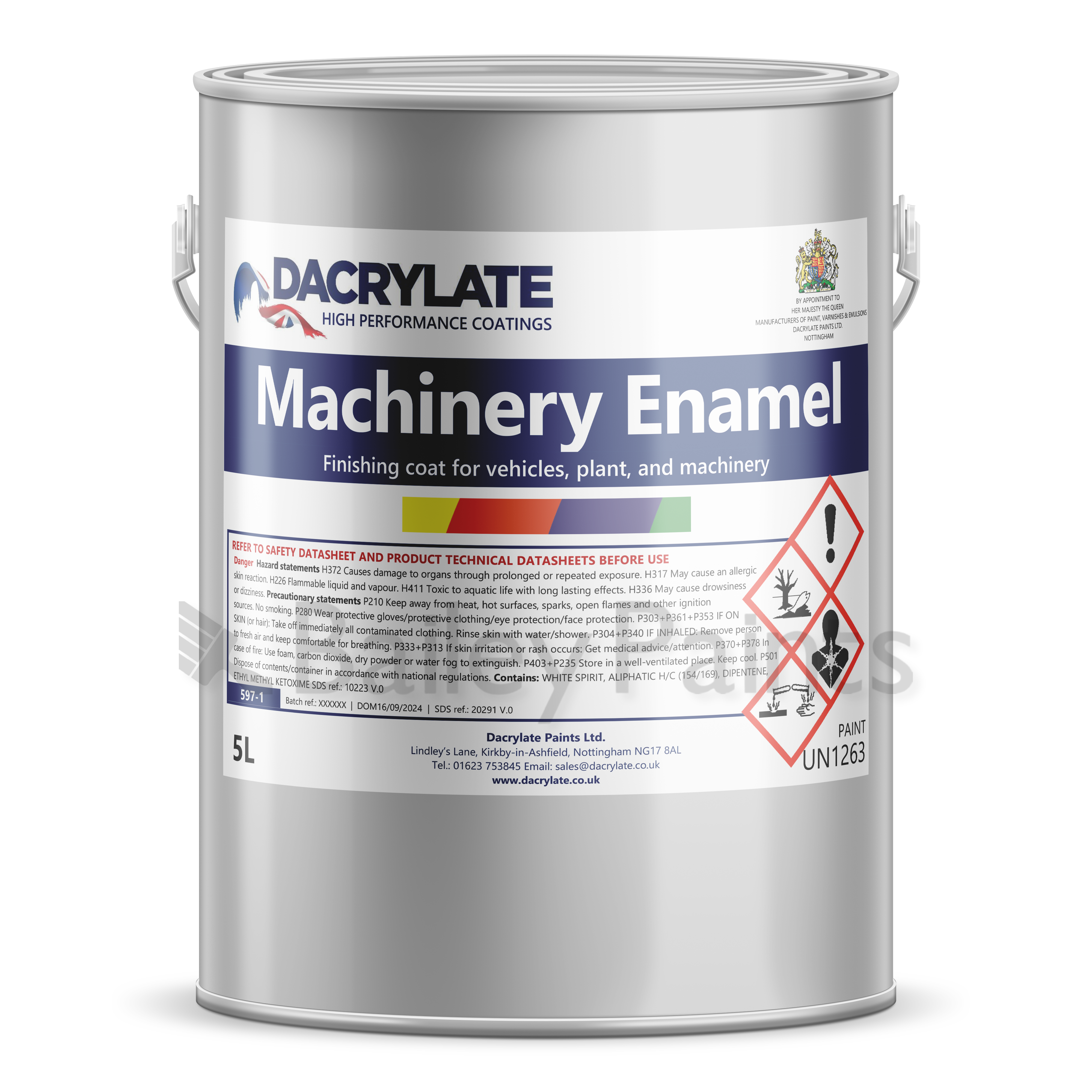 Dacrylate Vehicle & Machinery Enamel