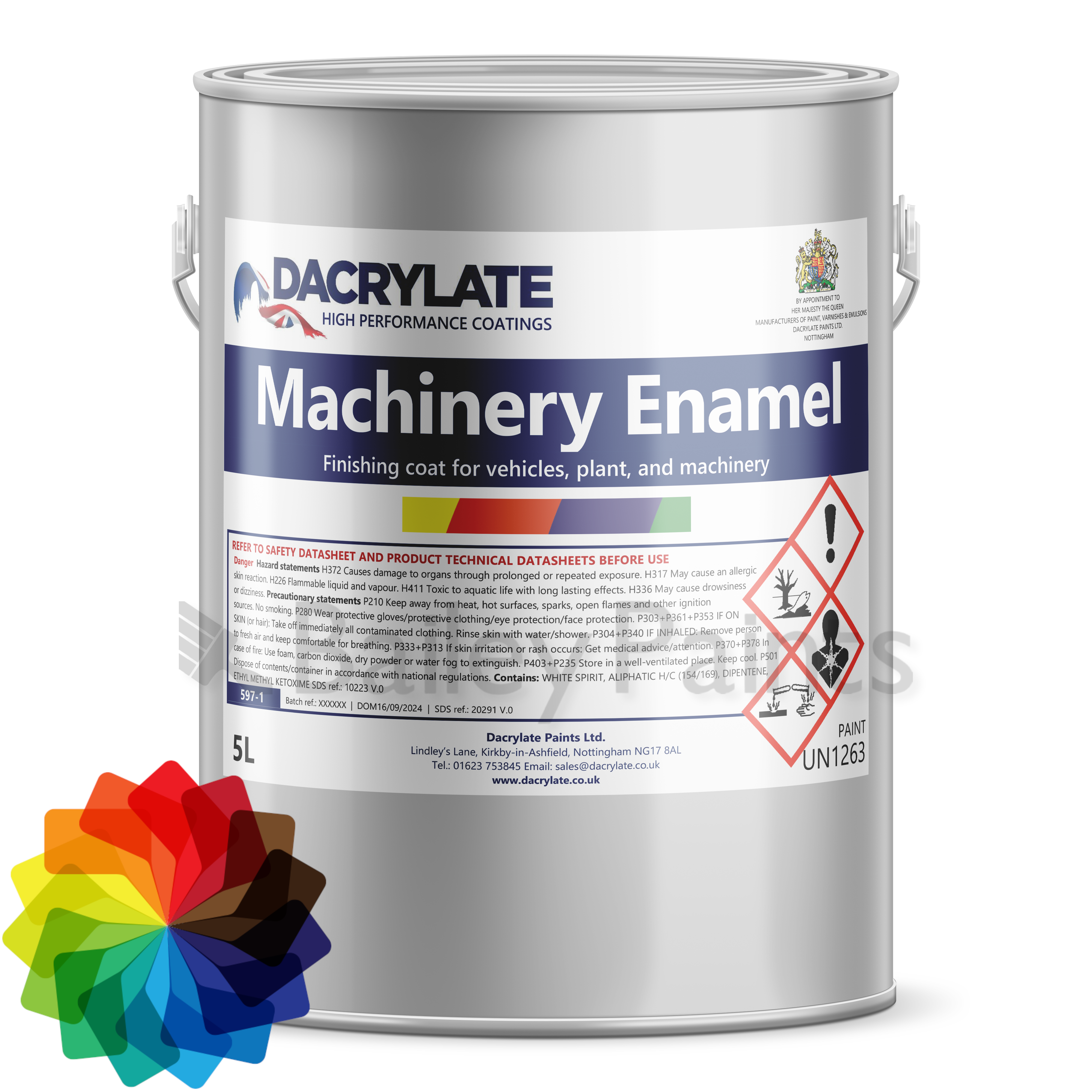 Dacrylate Vehicle & Machinery Enamel